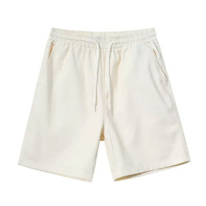 Ssumenam | Summer Linen Loose Pure Color Casual Shorts