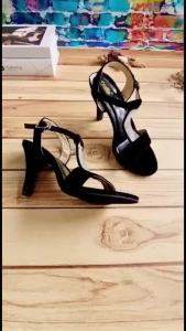 Sandal Wanita IR01 Sendal High Heels Permata Import 9cm heels pesta