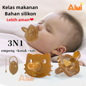 Aimi Dot bayi / baby pacifier/empeng bayi BPA FREE dengan rantai dan Kotak