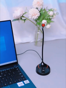 (Ship in 24hrs)Wired USB office home conference microphone Condenser Mic Desktop voice recording Computer Gaming Adjustable Mic High-Definition Audio