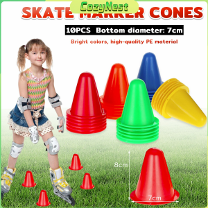 C.N. 10Pcs Training Cones Plastic Skate Marker Cones Football Soccer Practice