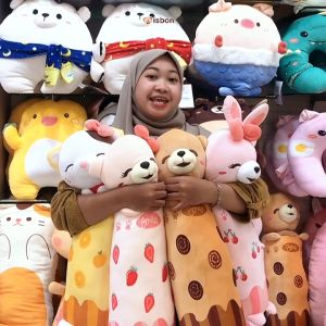ISTANA BONEKA Guling Fruit Bolster Mini Boney Bonita Karakter Buah dan Cookies Bahan Halus Non Alergi Wajib Punya