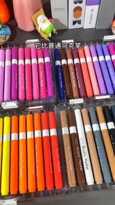 【Free Box】Acrylic Marker Set Large Capacity Colored Pens Painting Art Supplies Highlighter Pen