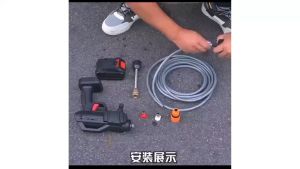✅100% Original Smilee Portable Cordless High Pressure Car Washer 998v Lithium Battery Power Sprayer Pressure Washer