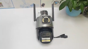 YooSee 8MP CCTV WiFi Outdoor Camera 360 Degree Surveillance Camera Dual Lens Screen CCTV IP Camera Two-Way Talk Wireless Camera AI Human Detection Automatic Tracking Surveillance Camera