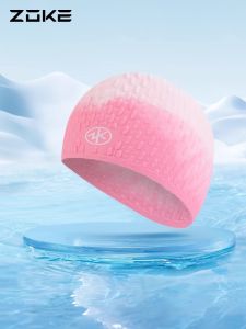 Mũ Bơi Silicon Zoke 2025 Mới Dành Cho Nữ Tóc Dài Cỡ Lớn Không Bó Sát Chống Thấm Nước Có Dây Đeo Cỡ Lớn Dành Cho Người Lớn