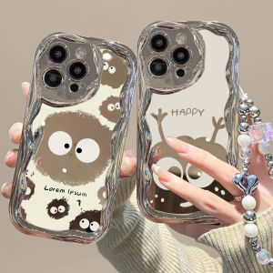 Korean Japanese Style Coal Ball Phone Case for OnePlus 12 Protective Shell Cute Cartoon Student Personality High-End Feelings