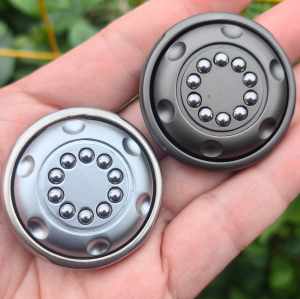 EDC Magnetic Metal Stress Relief Spinner Toy Anxiety Reducing EDC Fidget Toy for Focus and Calm Portable Office and Home Use