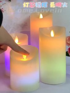 สินค้าคุณภาพสูง จำนวนจำกัด ลดราคาพิเศษ เทียนแบตเตอรี่หลากสีสัน ไฟ LED เทียนไฟฟ้า เทียนไฟฟ้า LED เทียน LED แบบชาร์จไฟได้ รีโมทคอนโทรล เทียนไฟฟ้า เทียนไฟฟ้า ไฟ LED สีสันสดใส