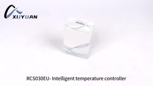Intelligent Temperature Controller Socket AC 220V EU plug Digital Thermostat Outlet -20~120℃ Heating Cooling Switch With Sensor