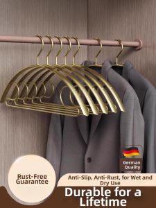 MINGZHI | New Space Aluminum Hanger High-End Non-Marking Shoulder Protection Multifunctional