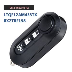Chìa Khóa Điều Khiển Từ Xa KEYECU 433MHz Kiểu Gập Dành Cho Fiat 500L Ducato Citroen Jumper Peugeot - Tương Thích Với Delphi BCM / Marelli BSI PCF7946