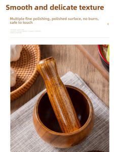 JINDONG | Multifunctional Garlic And Spice Grinder Manual Pestle