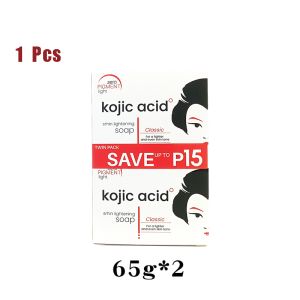 Skin Whitening Kojie San Soap Deep Cleansing Handmade Soap Natural Mild Kojic Acid Soap.san 2 by 65 grams