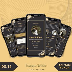 Undangan Pernikahan Website DG.14 Bugoy | Premium Full Fitur | Free Thanks Card