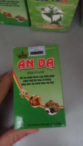 combo 2 hộp Viên Uống AN DẠ Kingphar - Hỗ trợ giảm vim loét dạ dày hành tá tràng đau rát thượng vị - lọ 40 viên