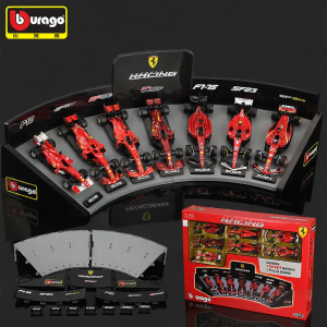 Bburago | Licensed F1 Formula Replica 7-Pack Car Models 1:43 Scale