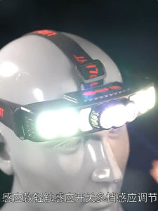 ไฟหน้าความสว่างสูง 1500 ลูเมน กันน้ำ IPX8 ชาร์จ 3 แบบ (USB/รถ/เพาเวอร์แบงค์) แสงแรง กันฝนได้ 100%