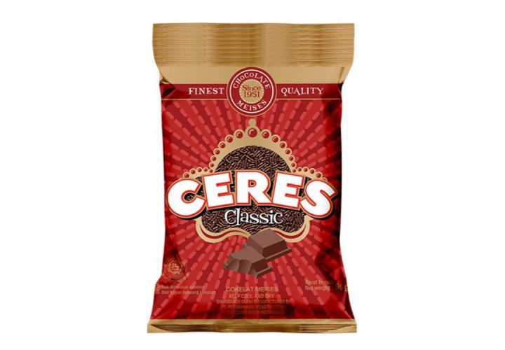 CERES Hagelslag Cokelat Meses Classic 80 g 