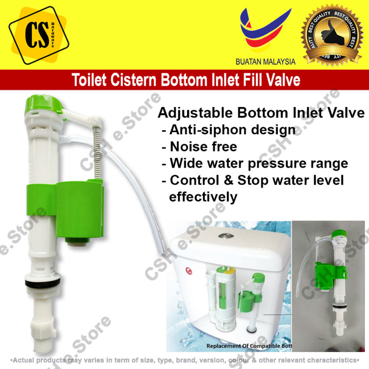 Toilet store bowl valve