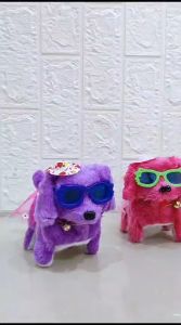 Mainan Anak Edukasi Robot Boneka Anjing Dog Jalan Bunyi Light & Sound