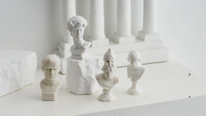 Mini Figurine Drawing Practice Celebrities Home Decor Gypsum Bust Portraits Greek Mythology Famous Sculpture Plaster Statue