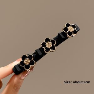 New Pearl Magnolia Lazy Girl Hair Styling Tool Fashionable Fringe Clip Womens 2024 Popular Side Part Hair Card