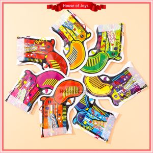 Party Popper Happy birthday celebration. Confetti gun revolver