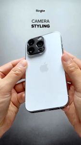 RINGKE® CAMERA STYLING iPhone 15 Pro Max/ iPhone 15 Pro Camera Lens Protector Aluminium Frame Tough Protective Cover