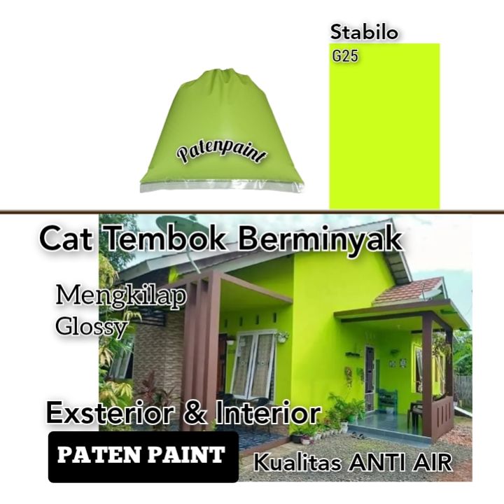 cat tembok 1 kg / cat tembok kualitas glossy / cat dinding / cat tembok anti air dan jamur / cat tembok mengkilap / cat tembok hijau muda / cat tembok rumah / cat tembok stabilo