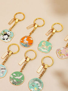 2025 New Premium Zhanghu Alloy Keychain Ornaments Cultural Relics Bag Accessories Palace Museum Memorial Gifts