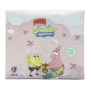 90Pcs/Set SpongeBob SquarePants Anime Character Collection Hobby Card Original Box Patrick Star Squidward Game Toy Children Gift