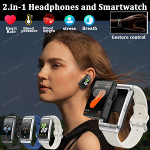 Ola Esporte New 2 in 1 Smart Watch With Earbuds Smartwatch TWS Bluetooth Earphone Heart Rate Blood Oxygen Monitor Sports Watch