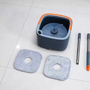 Bộ Cây Lau Nhà Tự Vắt Tách Nước Thông Minh Kèm 2 Bông Lau Bình Chứa Nước 3L Phù Hợp Cho Sàn Nhà