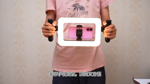 Handheld Fill Light Portable Rechargeable LED Circular Fill Light for Phone Camera Shooting Video Live Makeup