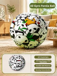 BABYSHOME | Stress Relief 3D DIY Puzzle Ball Fidget Spinner for Kids