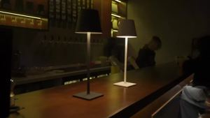 Rechargeable LED Desk Lamp Touch Control 3 Color Dimmable Wireless Portable Bar Restaurant Club Study Ambient Decor Table Light