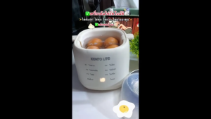 เครื่องต้มไข่ เครื่องต้มไข่อัตโนมัติ Egg Cooker ใช้งานได้ง่าย ขนาดเล็ก พกพา จองอย่างชาญฉลาด มี 6 โหมด หน้าจอสัมผัส