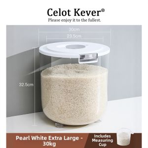 New Model Rice Bin Insect-Proof Moisture-Proof Sealed Food-Grade Large Capacity