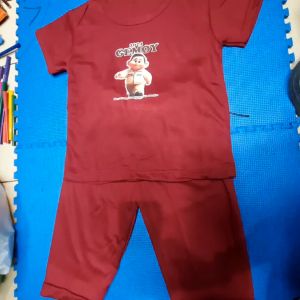 Setelan Kaos Anak Perempuan Dan Cowok Gambar Kartun 2024 GEMOY UMUR 6 BULAN - 7 TAHUN
