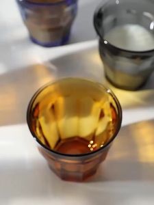Heat Resistant Amber Glass Cup