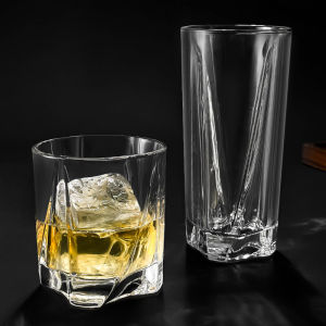 Retro Whiskey Shot Glass For Home Stylish Twisted Glass Cup Drink Cup Accessible Luxury Beer Steins Foreign Wine Tasting Glass