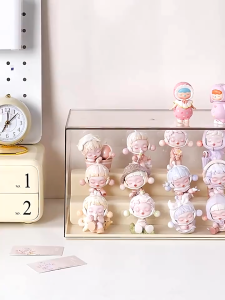 3 Layered Display Cabinet Transparent Box Detachable Partition  Molly Box Blind Box Storage Dustproof Acrylic Dustproof