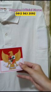 Logo GERINDRA Kaos Polo Tactical S - 5XL Lengan Panjang dan Pendek FREE BONUS 3 Emblem Patch Prepet Perekat Velkro Army