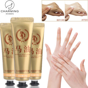 [Charming women] 30g Horse oil Moisturizing Hand Cream Repair Anti-chapped Improve Roughness Whitening Fragrance Hand Care Lotion Cream