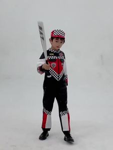 Child Race Car Driver Halloween Role-Playing Costume Kids Racer Uniform Fancy-Dress Ideas Birthday Gift And Party