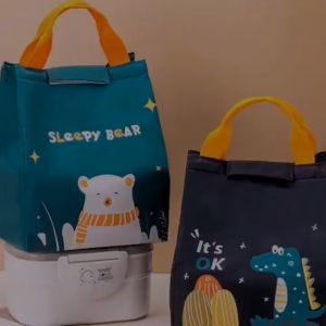 DEOBAGS TAS BEKAL MAKAN/TAS LUNCH BOX TAHAN PANAS ADA ALUMINIUM LUNCHBAG TAS BEKAL / KOTAK MAKAN / T4 MAKAN ALUMUNIUM FOIL / LCB 005