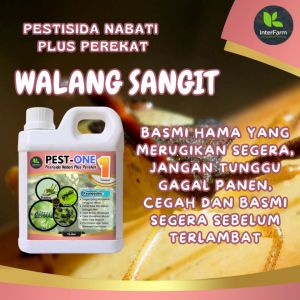 INTERFARM PESTONE 1L - Perekat Pembasmi Hama Organik Tanaman Premium