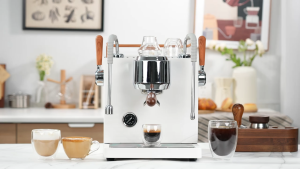 เครื่องชงกาแฟ Coffee Machine 15 Bar สไตล์อิตาเลี่ยน เครื่องชงกาแฟสำหรับทำขาย ชงได้หลายแก้วต่อวัน