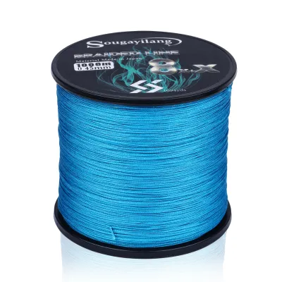 Sougayilang 9 Strands Strong PE Fishing Line Wires 300M 500M 1000M Strong Abrasion Resistance Multifilament Fishing Line